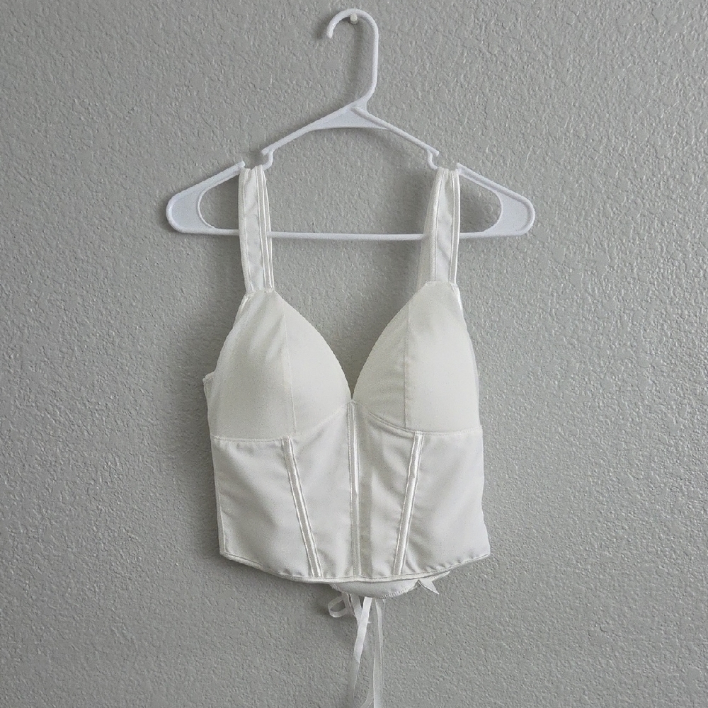White Corset Top